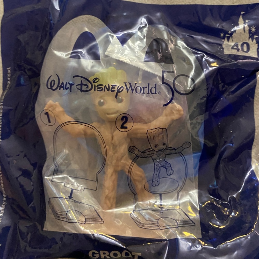 Groot McDonald’s Disney’s 50th Anniversary Happy Meal Toy